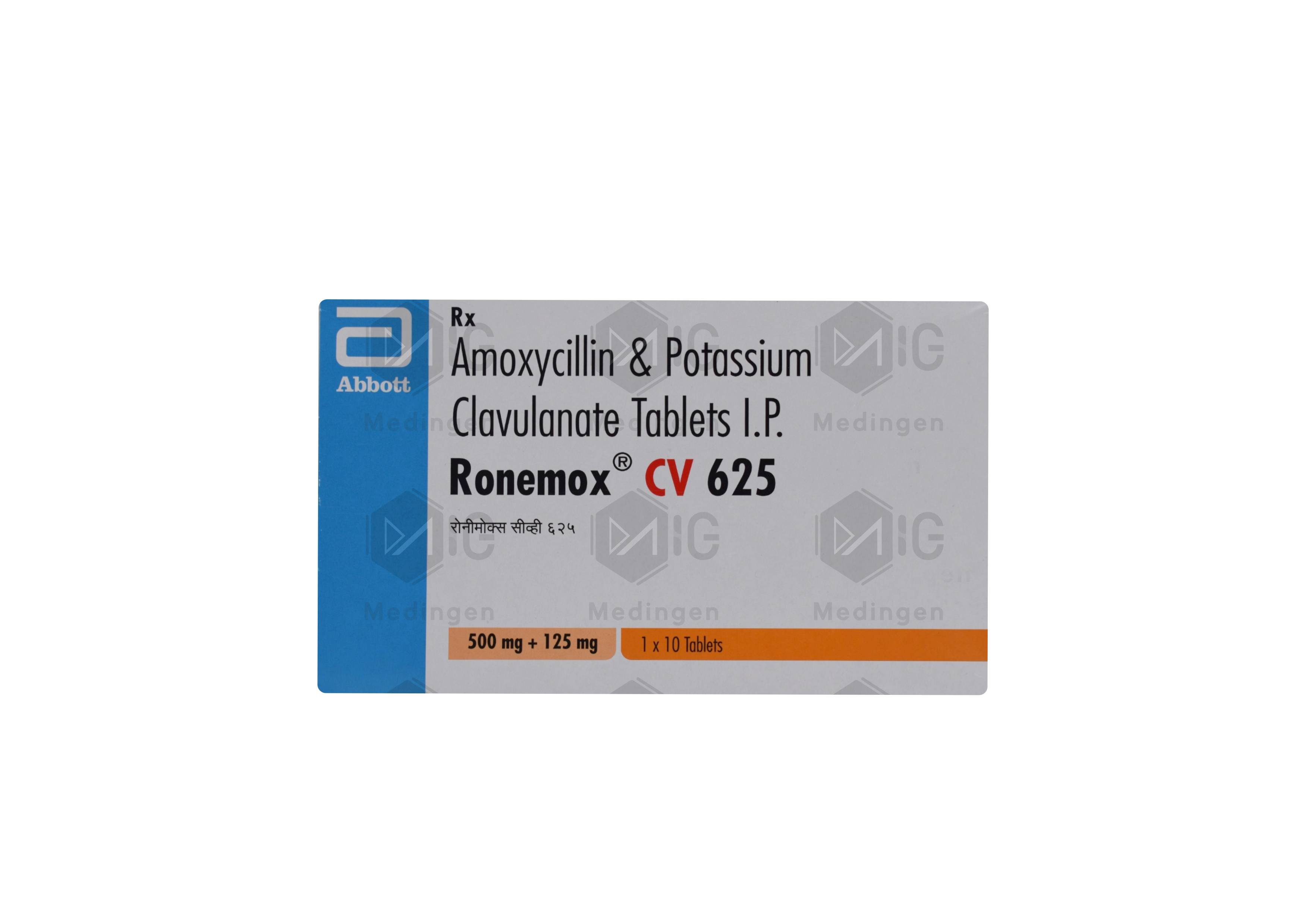 RONEMOX CV 625MG